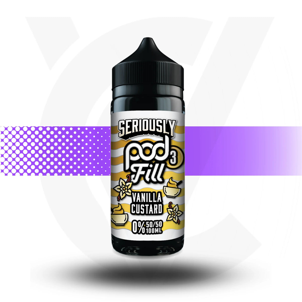 Vape juice bottle labeled &