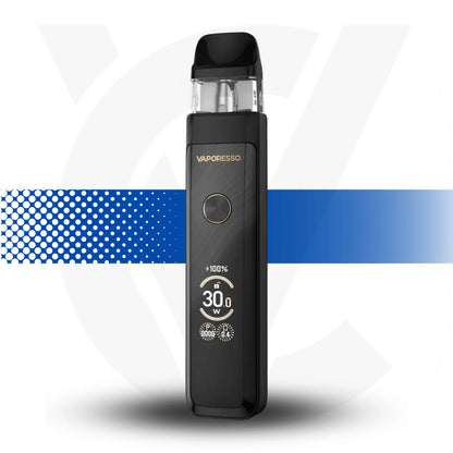 Vaporesso Vape Xros Pro 2 Kt on a White Background Glittering Black