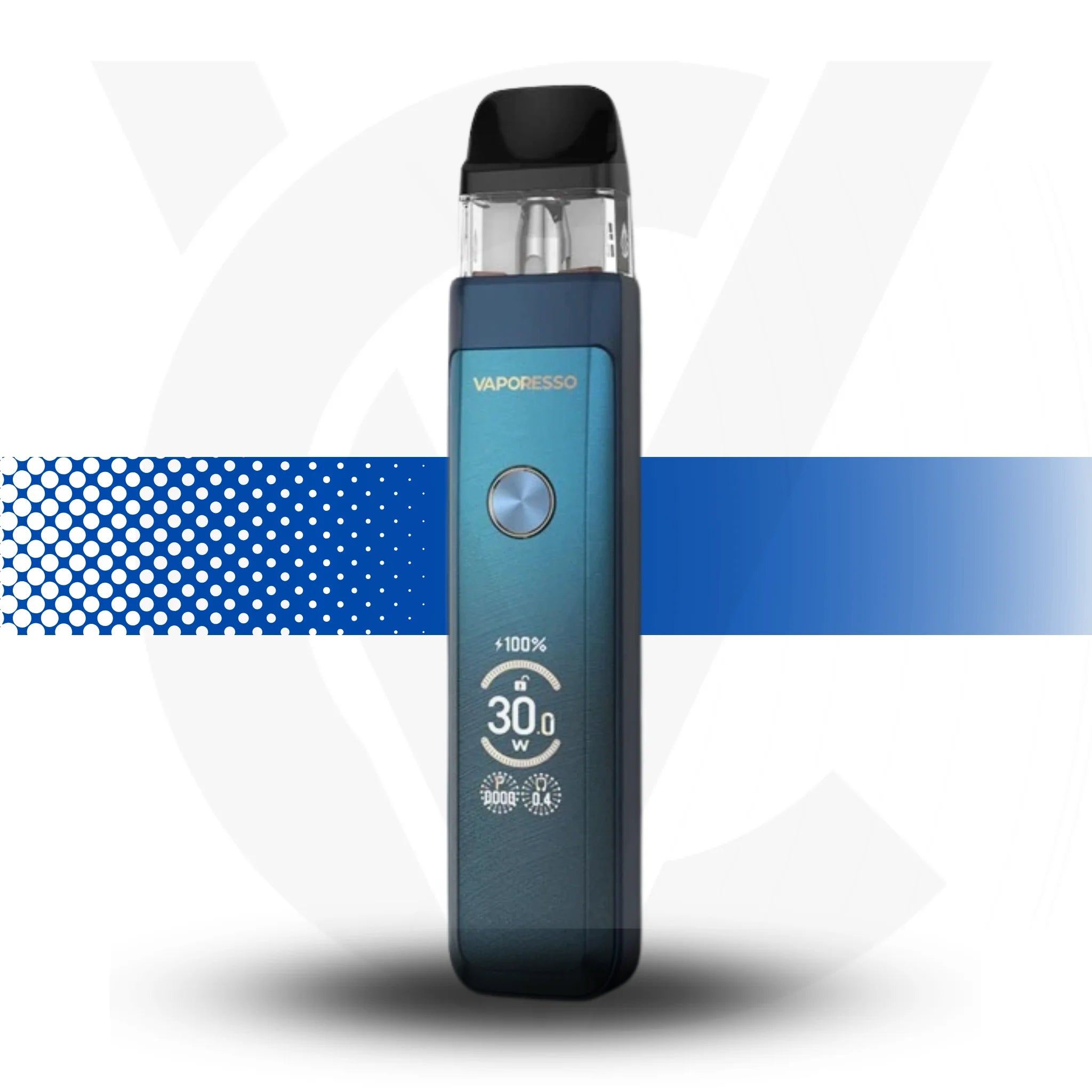 Vaporesso Vape Xros Pro 2 Kt on a White Background Storm blue