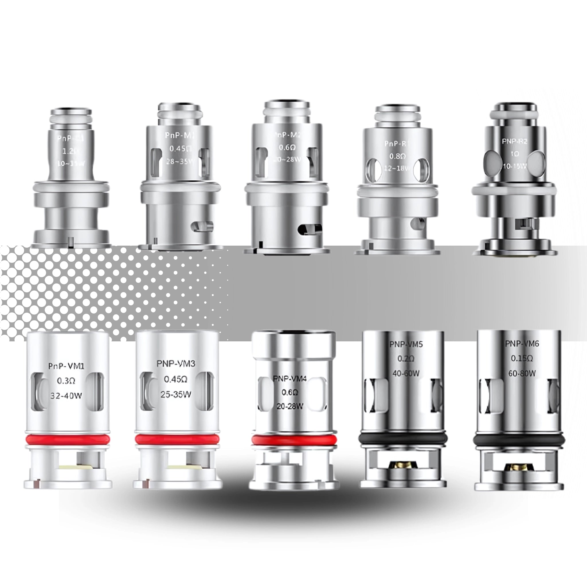 Voopoo PnP VM &amp; TW Single Coils - Cloud Vapez UK