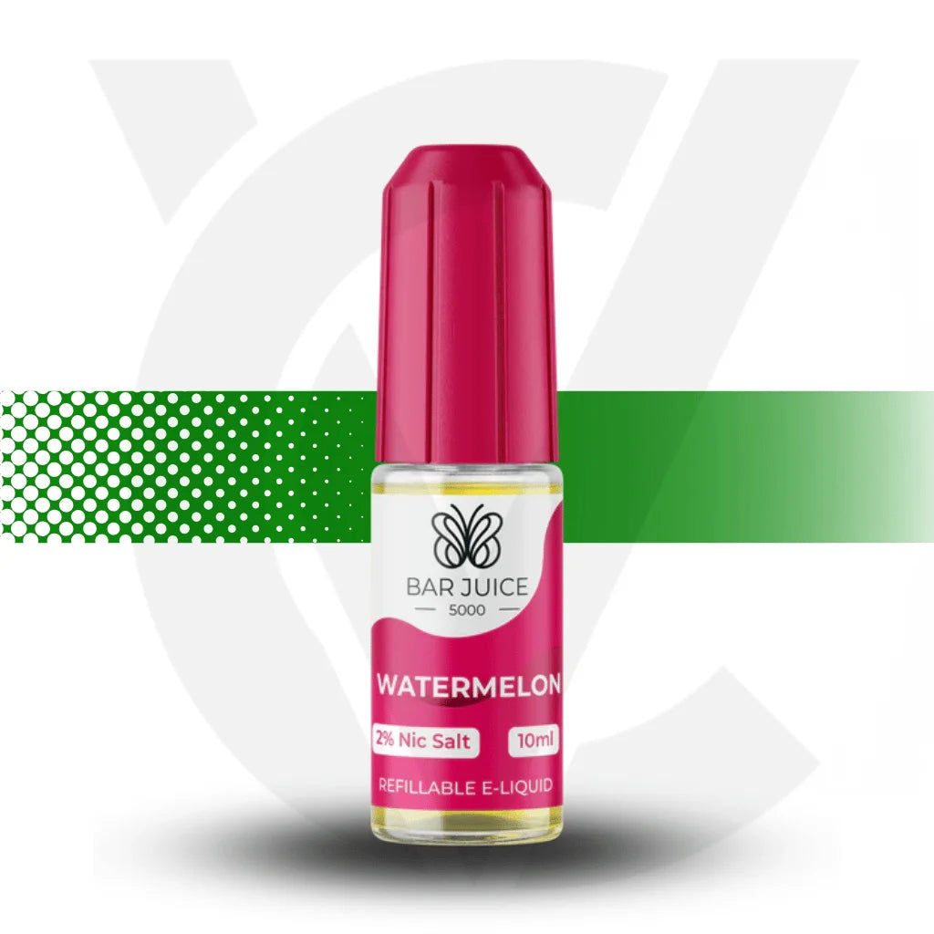 Bar Juice Nic Salt 10MG 10ml - Watermelon - Cloud Vapez UK