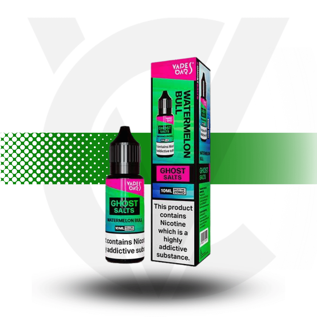 Watermelon Bull Vapes Bars Ghost Salt - Nic Salts 10MG 10ml - Cloud Vapez UK