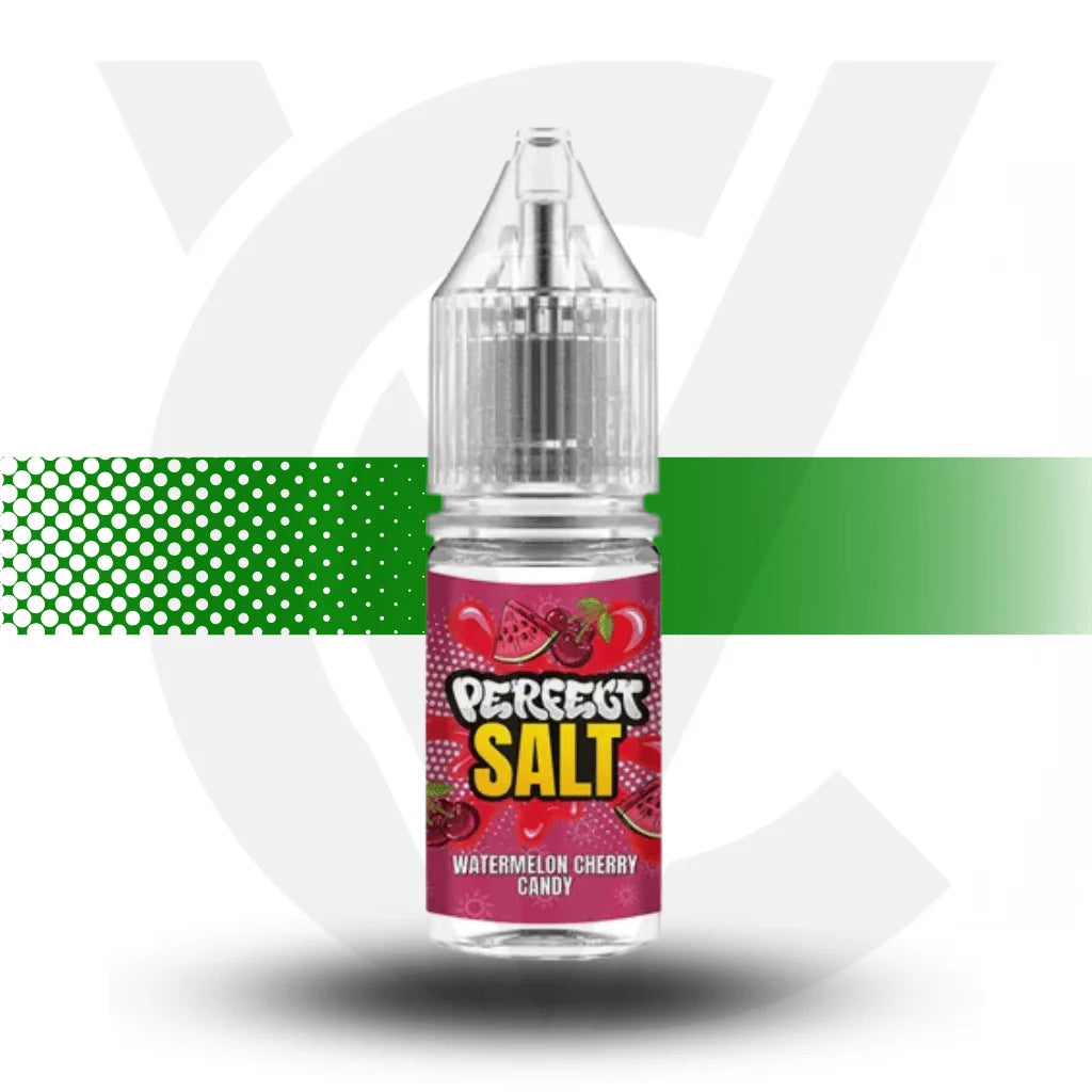 Perfect Salt Nicotine Salt 10ml 10MG - Watermelon Cherry Candy - Cloud Vapez UK