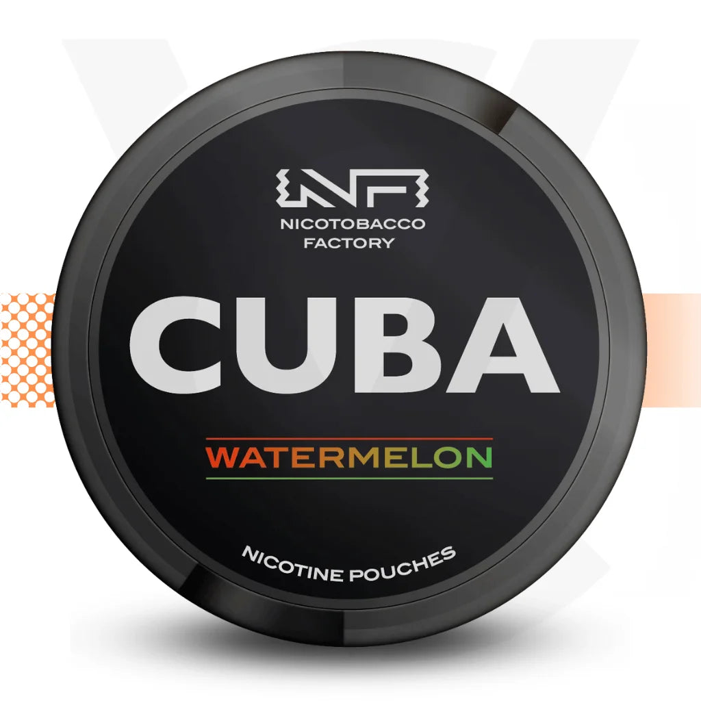 Cuba Black Nicotine Pouches Snus No Tobacco Nicopods - Watermelon - Cloud Vapez UK