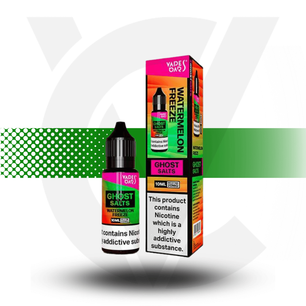 Watermelon Freeze Vapes Bars Ghost Salt - Nic Salts 10MG 10ml - Cloud Vapez UK