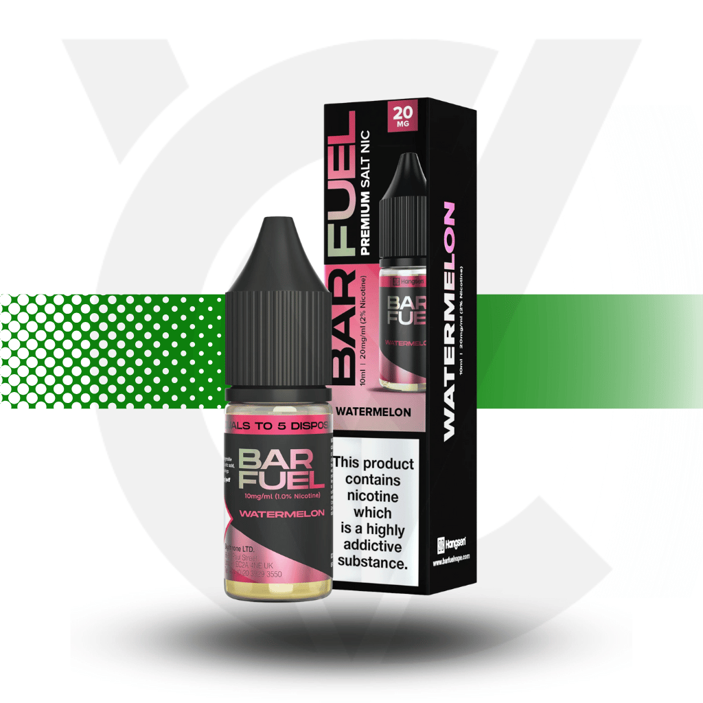 Hangsen Bar Fuel Nicotine Salt E-Liquid 10ml 10MG - Watermelon - Cloud Vapez UK