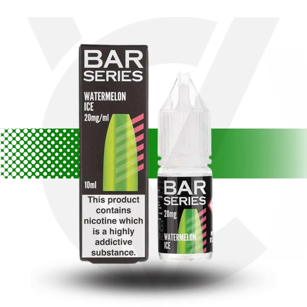 Bar Series Watermelon Ice 10mg Nic Salt in a 10ml bottle - Cloud Vapez UK