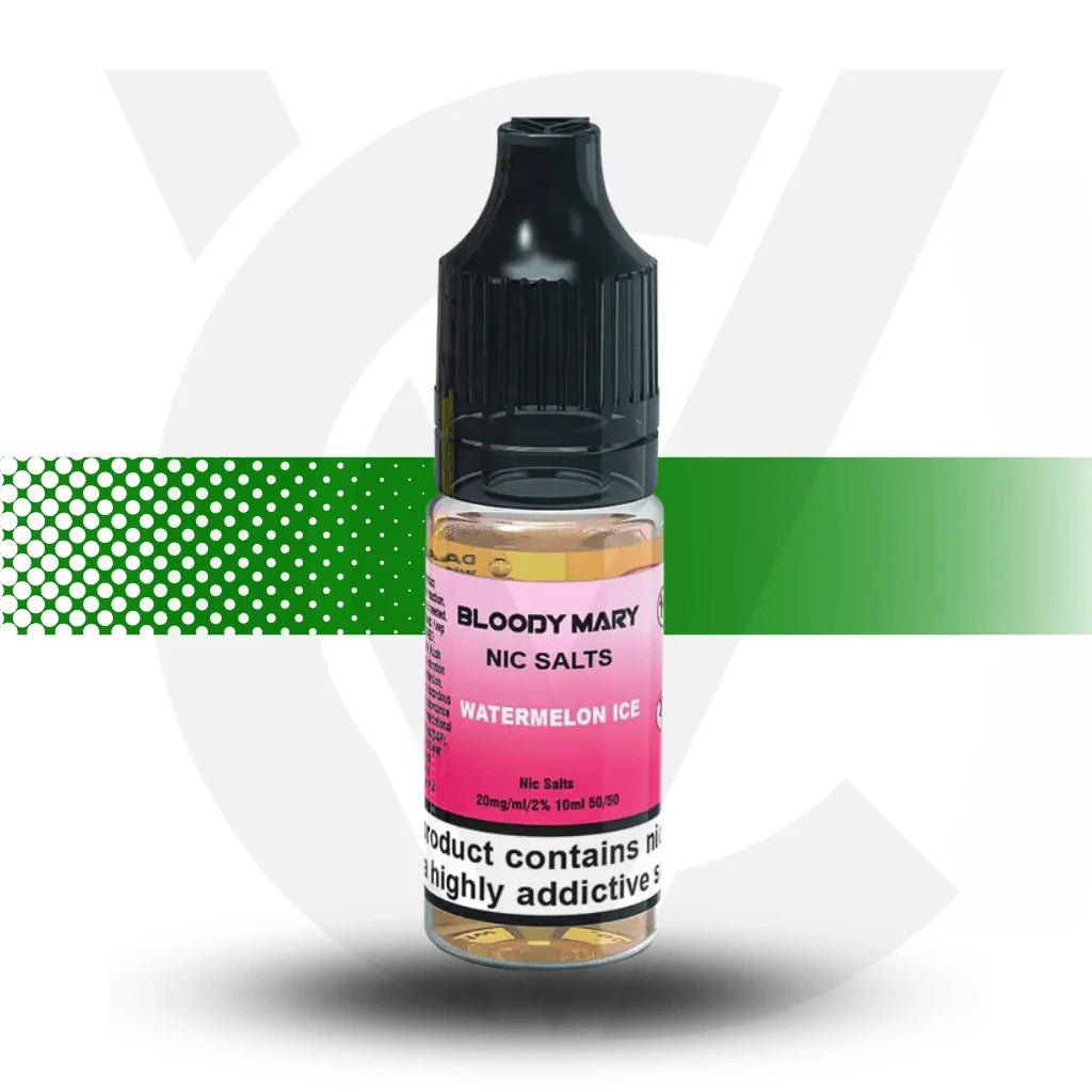 Bloody Mary Nic Salt E-Liquid 10MG 10ml - Watermelon Ice - Cloud Vapez UK