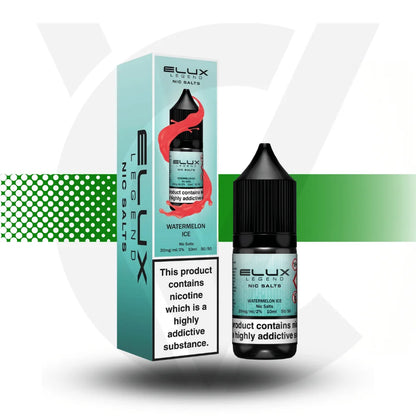 Elux Legend Nic Salt E-Liquid 10ml 10MG - Watermelon Ice - Cloud Vapez UK