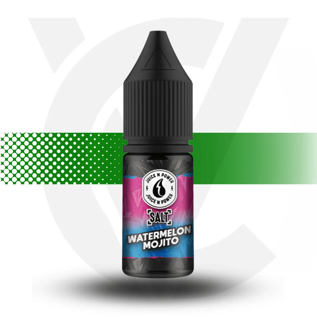 Juice N Power Nicotine Salts 10ml 10MG - Watermelon Mojito - Cloud Vapez UK