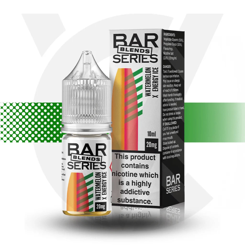 Watermelon X Energy Ice Bar Series Blends - Nic Salt 10mg 10ml - Cloud Vapez UK