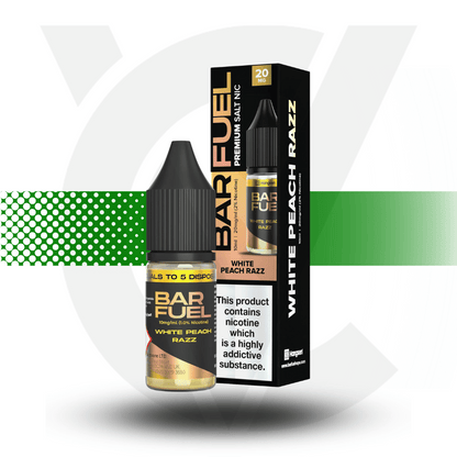 Hangsen Bar Fuel Nicotine Salt E-Liquid 10ml 10MG - White Peach Razz - Cloud Vapez UK