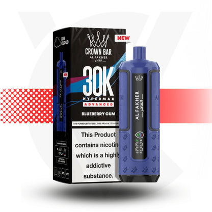 Al Fakher Crown Bar 30k Prefilled Pod Kit Vape - Blueberry Gum l Cloud Vapez UK