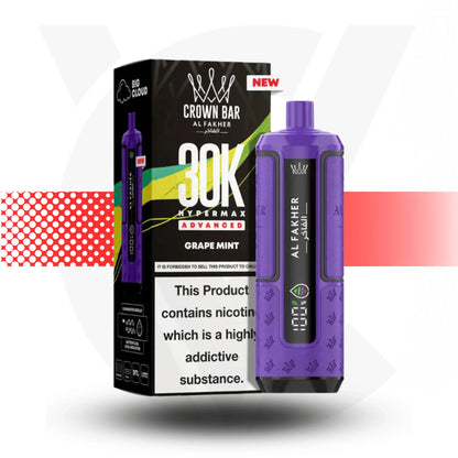 Al Fakher Crown Bar 30k Prefilled Pod Kit Vape - Grape Mint l Cloud Vapez UK