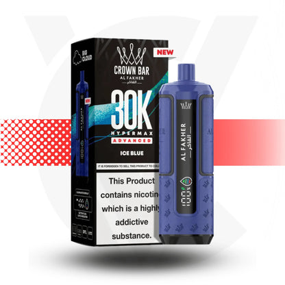 Al Fakher Crown Bar 30k Prefilled Pod Kit Vape - Ice Blue l Cloud Vapez UK
