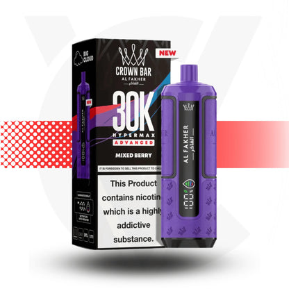 Al Fakher Crown Bar 30k Prefilled Pod Kit Vape - Mixed Berry l Cloud Vapez UK