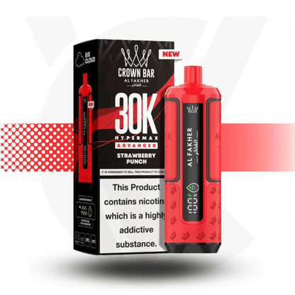 Al Fakher Crown Bar 30k Prefilled Pod Kit Vape - Strawberry Punch l Cloud Vapez UK