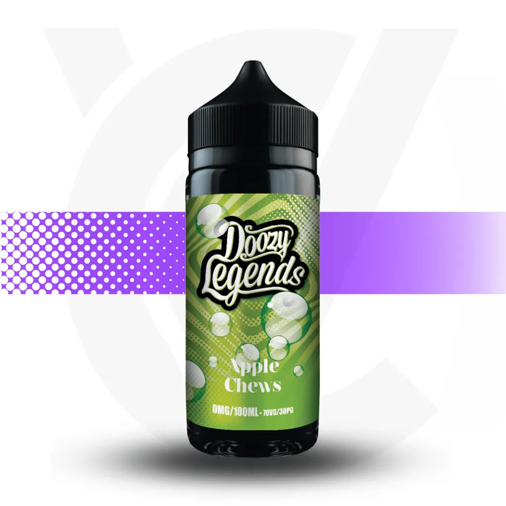 Doozy Legends 100ml E-Liquid - Apple Chews l Cloud Vapez UK