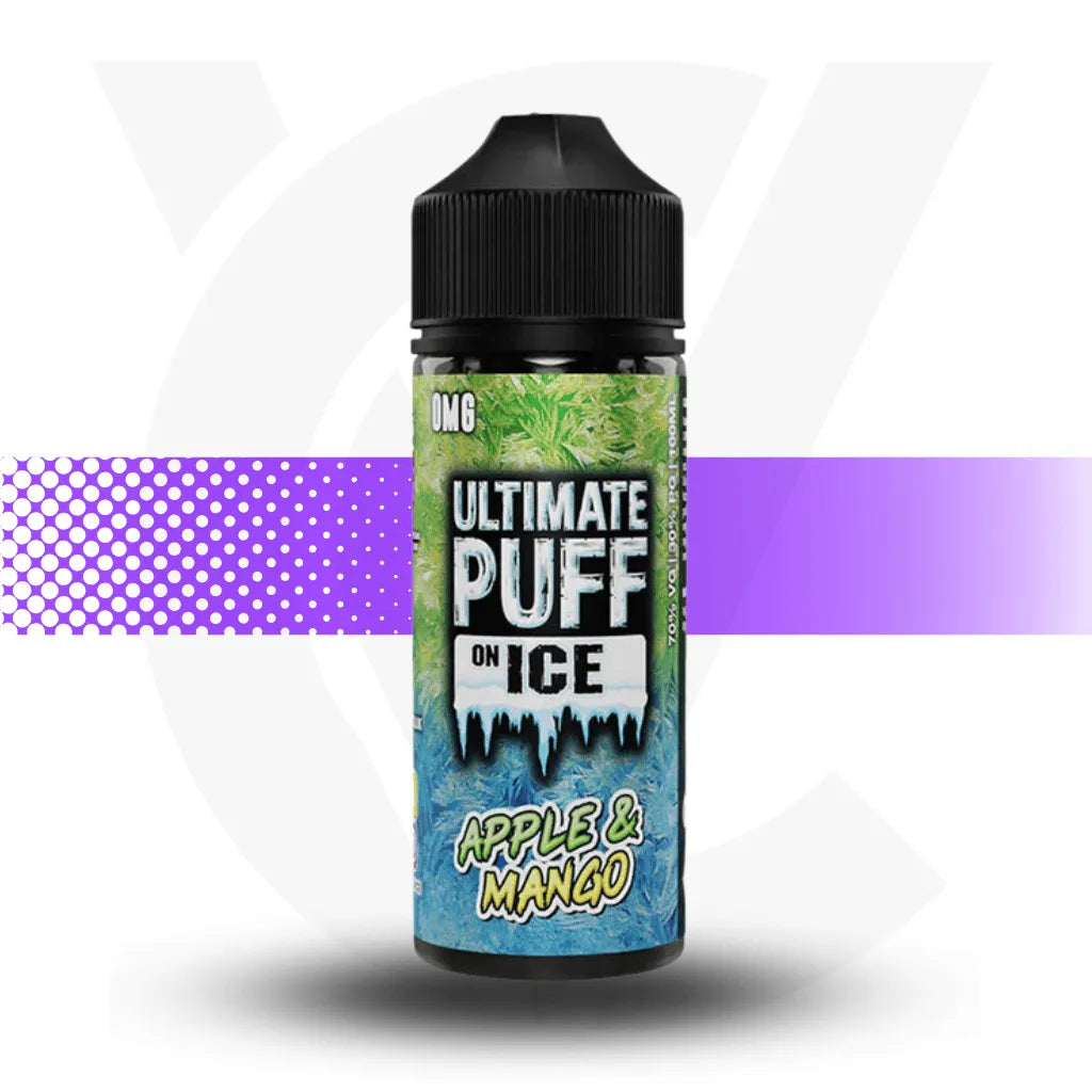 Ultimate Puff 100ml Short Fill - Apple &amp; Mango On Ice l Cloud Vapez UK