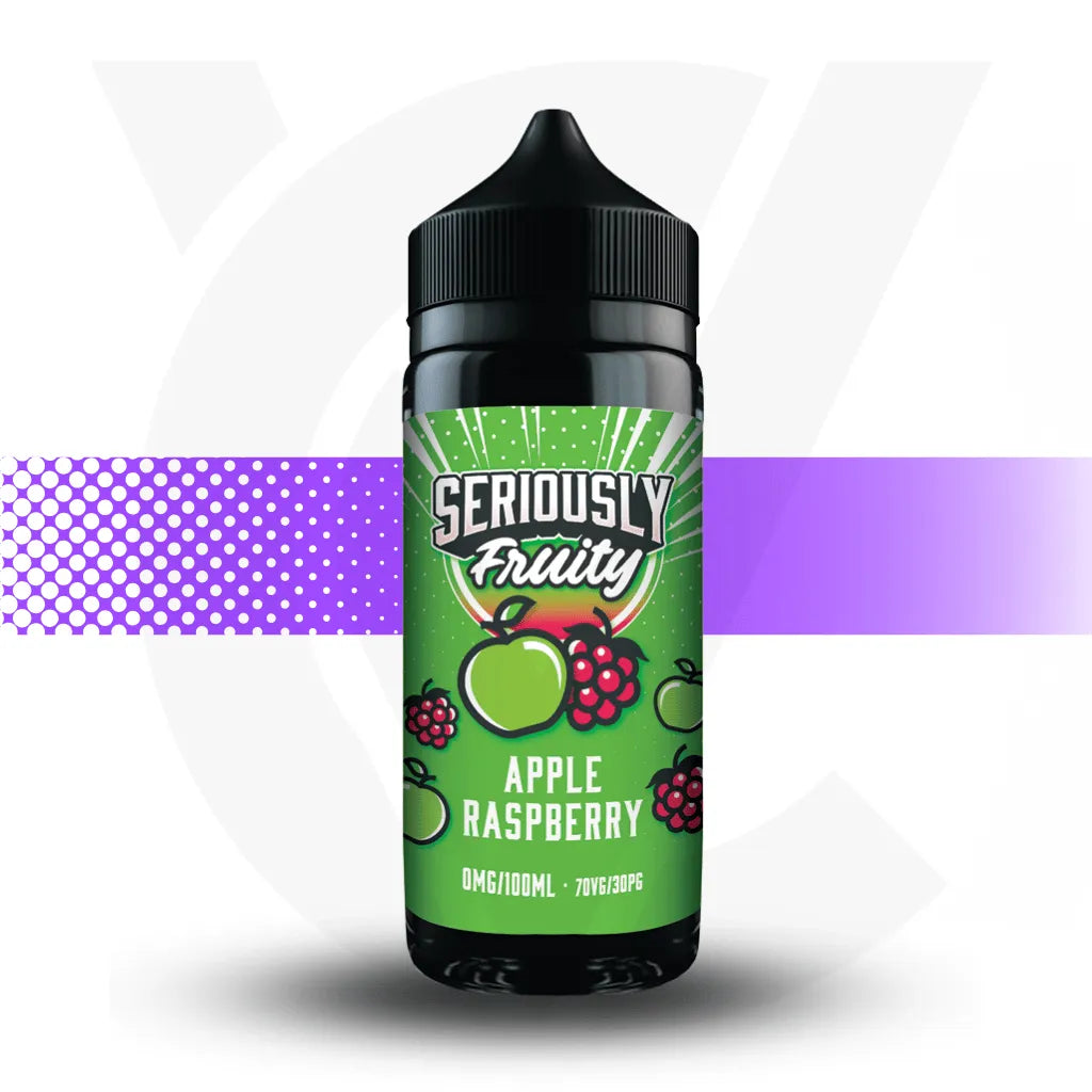 Seriously 100ml E-Liquid - Apple Raspberry - Fruity | Cloud Vapez UK