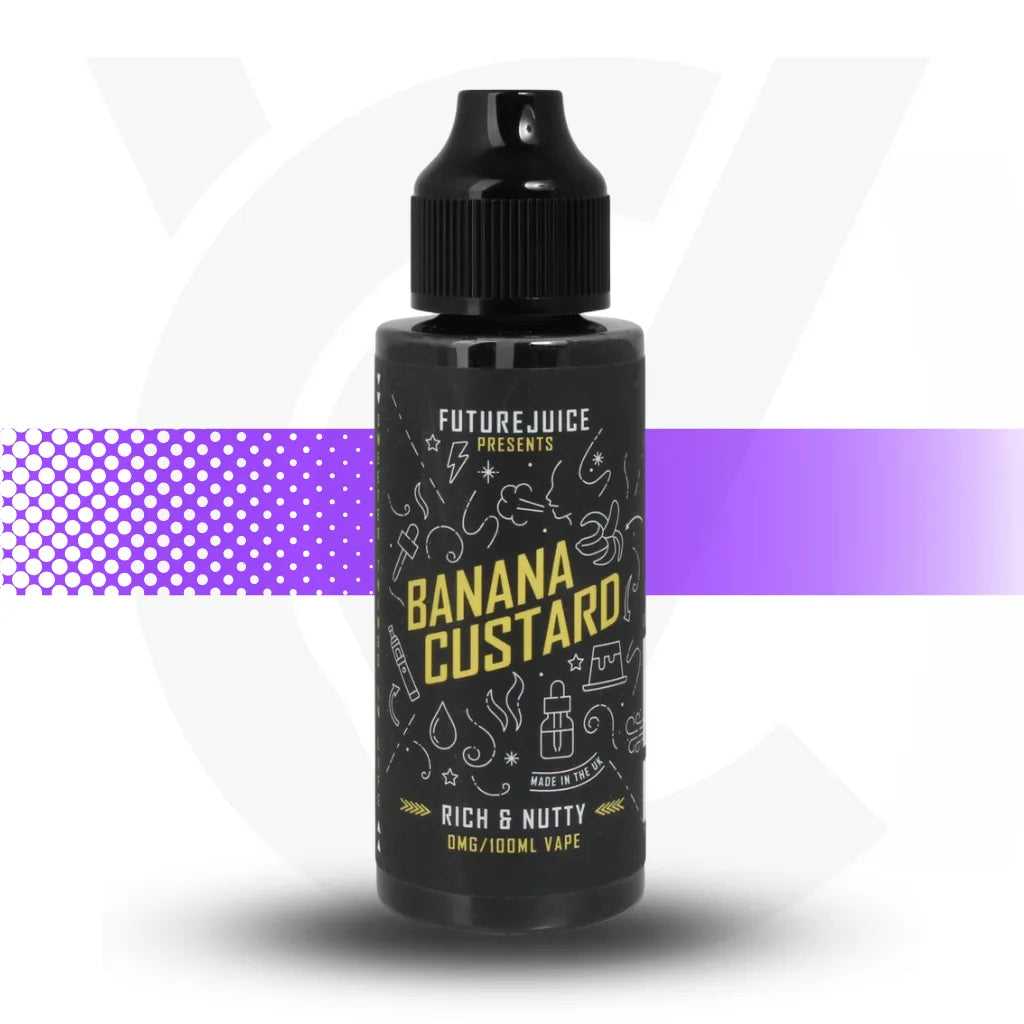 Future Juice 100ml Vape Juice E-Liquid - Banana Custard | Cloud Vapez UK