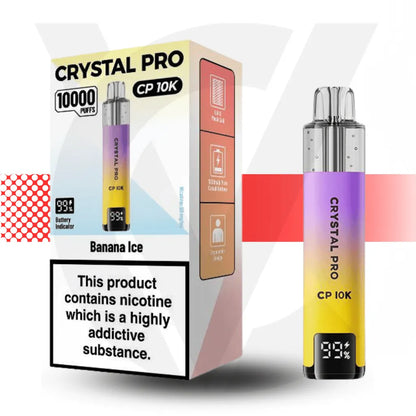 Crystal Pro CP 10K Prefilled Pod Kit - Banana Ice | Cloud Vapez UK