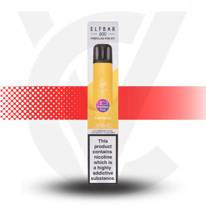 Elf Bar 600 Prefilled Pod Kit - Banana Ice | Cloud Vapez UK