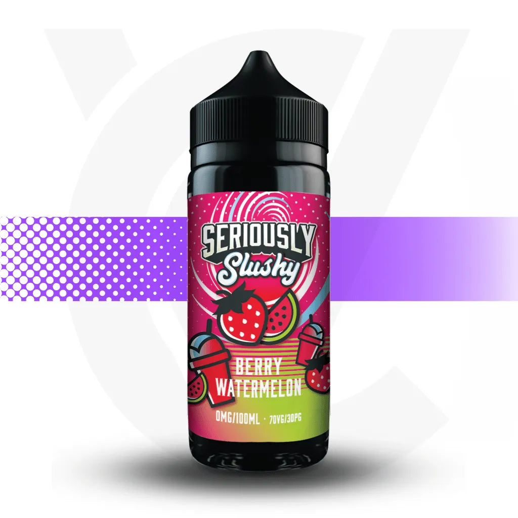 Seriously 100ml E-Liquid - Berry Watermelon - Slushy | Cloud Vapez UK