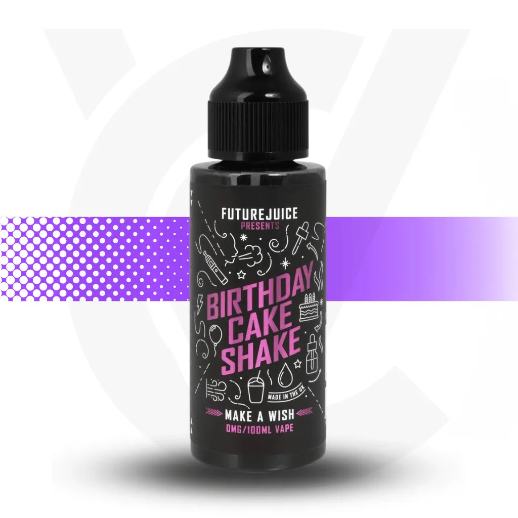 Future Juice 100ml Vape Juice E-Liquid - Birthday Cake Shake | Cloud Vapez UK