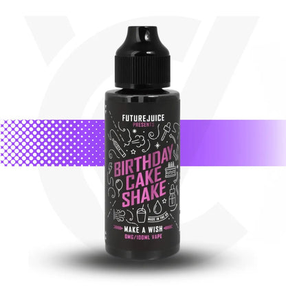 Future Juice 100ml Vape Juice E-Liquid - Birthday Cake Shake | Cloud Vapez UK