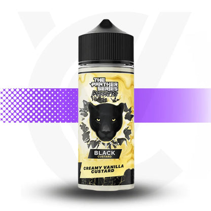 Dr Vapes Panther Series Desserts 100ml E-Liquid - Black Custard l Cloud Vapez UK