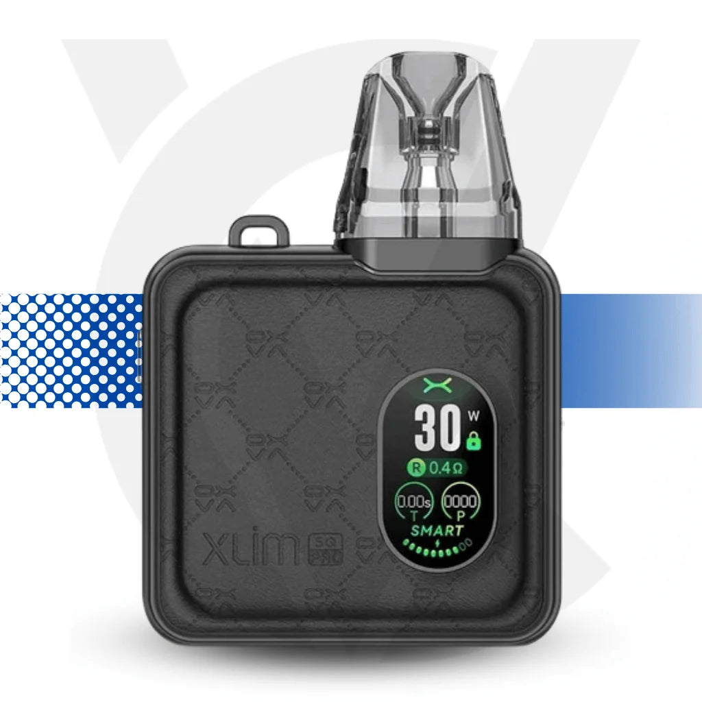 Oxva SQ Pro Pod Kit - Black Leather l Cloud Vapez UK