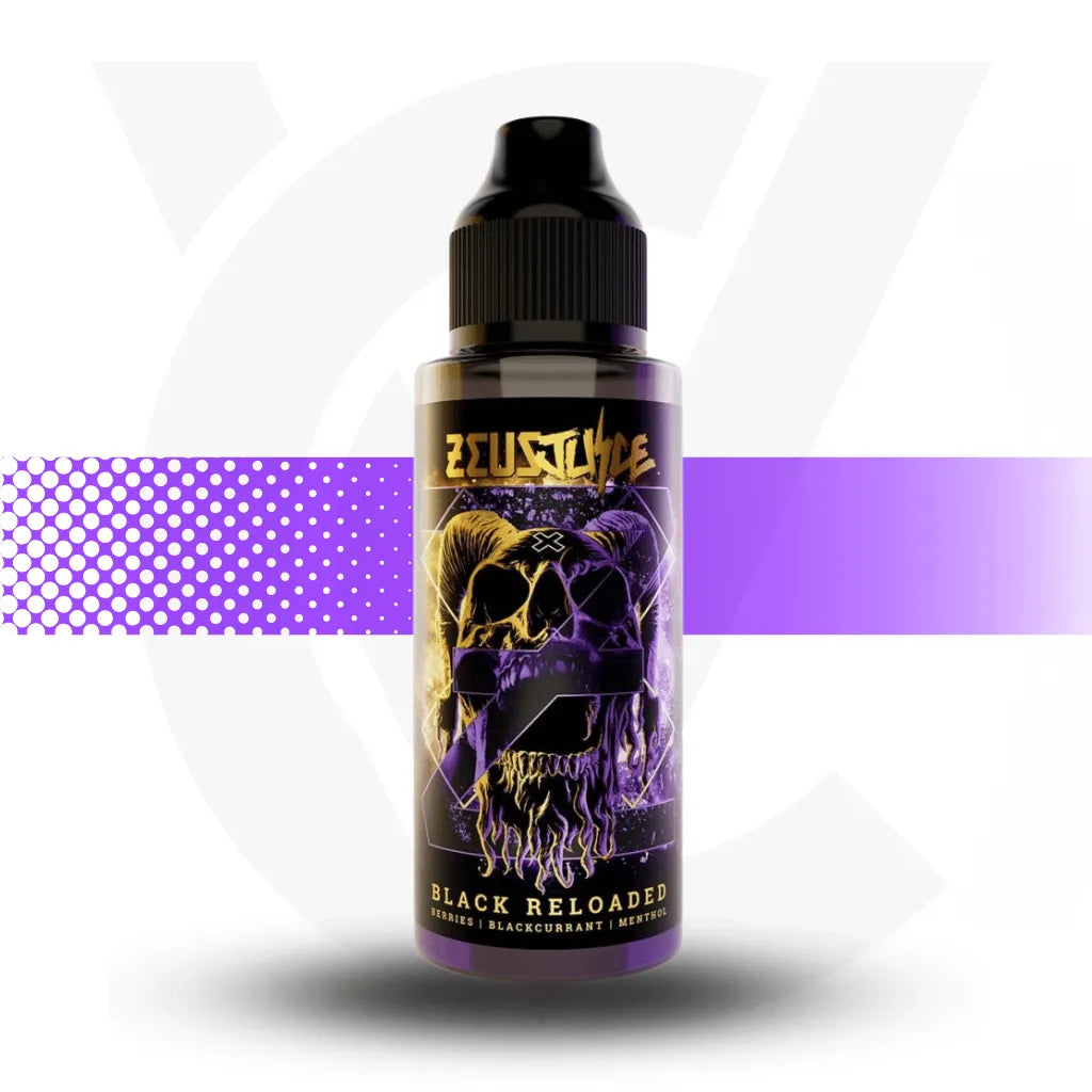 Zeus Juice 100ml E-Liquid - Black Reloaded l Cloud Vapez UK