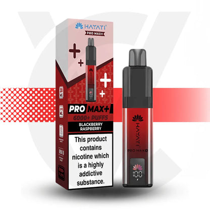 Hayati Pro Max + 6000 Disposable Vape - Blackberry Raspberry | Cloud Vapez UK