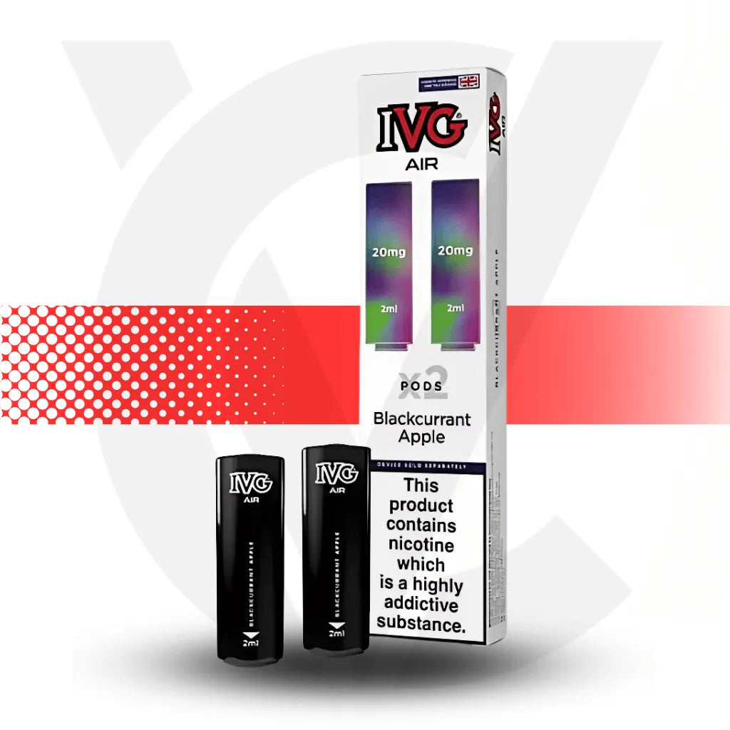 IVG Air Prefilled Pods - Blackcurrant Apple | Cloud Vapez UK