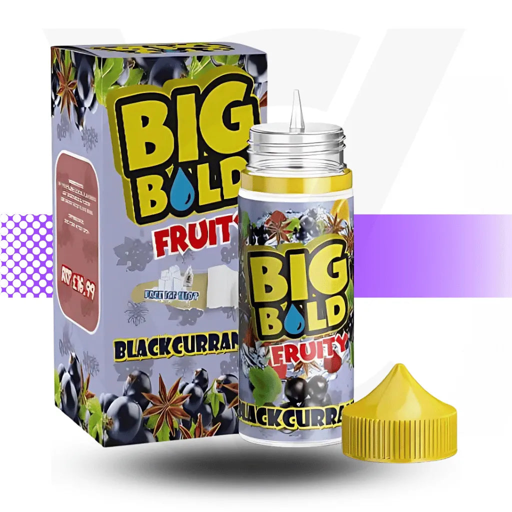 Big Bold 100ml E-Liquid - Blackcurrant - Fruity l Cloud Vapez UK