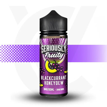 Seriously 100ml E-Liquid - Blackcurrant Honeydew - Fruity l Cloud Vapez UK