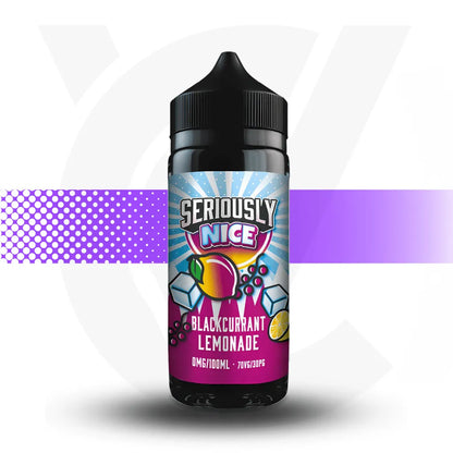 Seriously 100ml E-Liquid - Blackcurrant Lemonade - Nice l Cloud Vapez UK