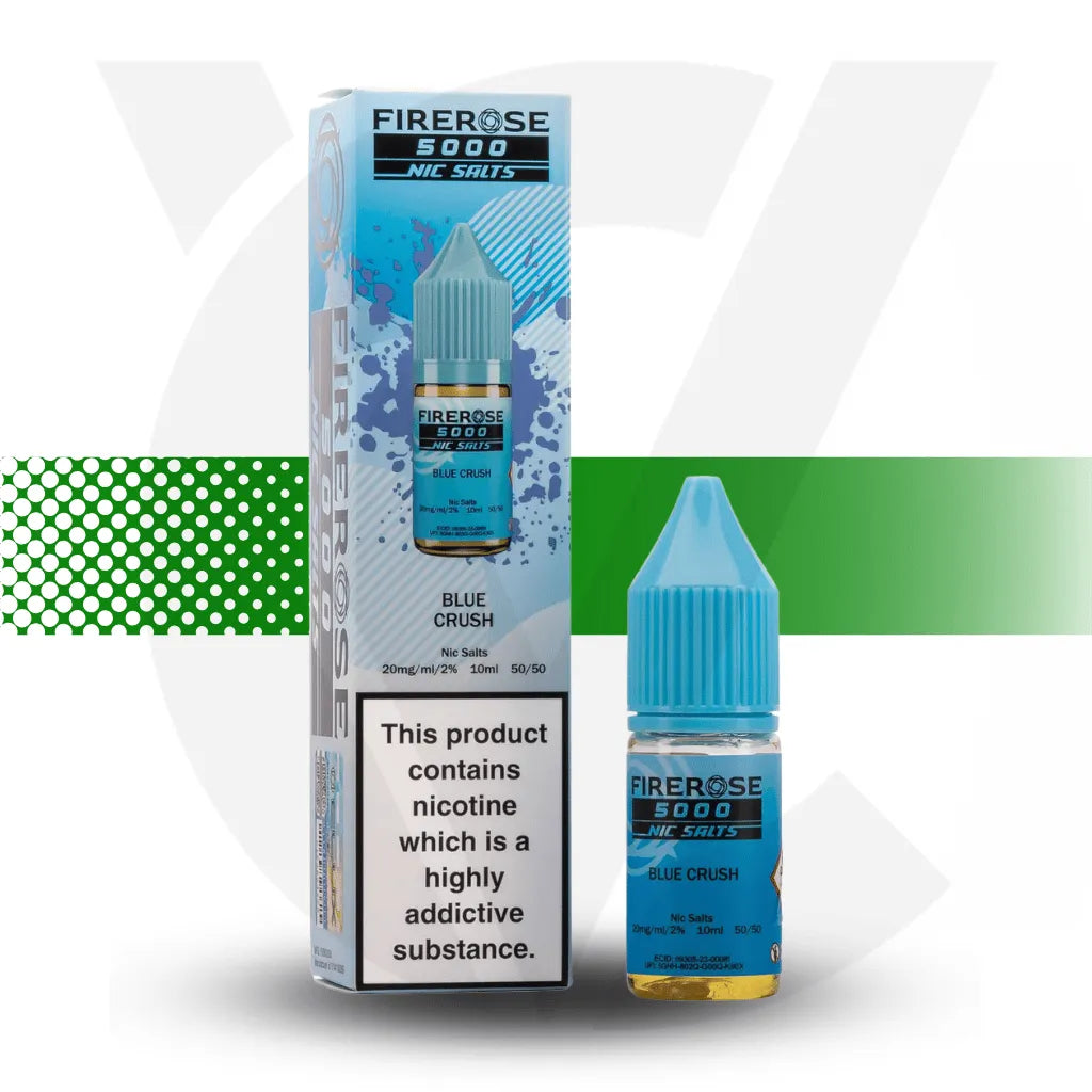 Elux Firerose 5000 20mg Nic Salt - Blue Crush | Cloud Vapez UK