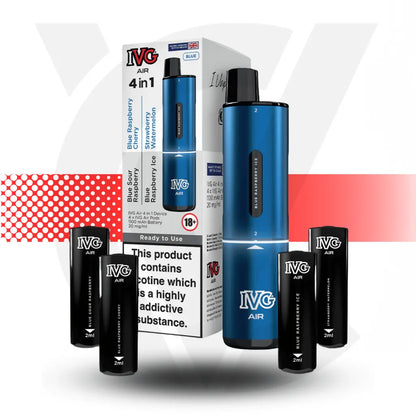 IVG Air 4 In 1 Prefilled Pod Kit - Blue Edition | Cloud Vapez UK
