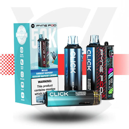 Pyne Pod Click 50K Disposable Pod Kit - Blue Edition | Cloud Vapez UK