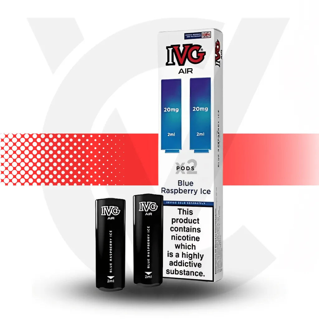 IVG Air Prefilled Pods - Blue Raspberry Ice | Cloud Vapez UK