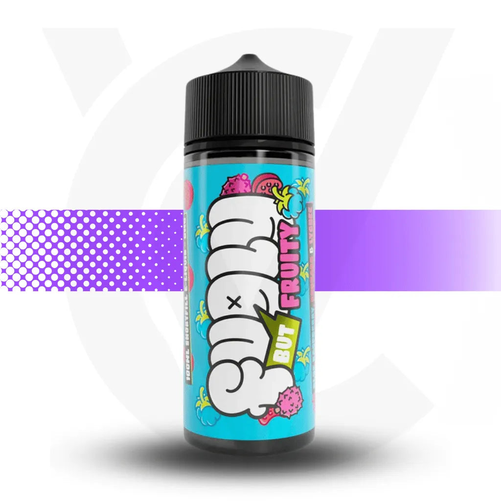 Fugly But Fruity 100ml E-Liquid - Blue Raspberry, Rhubarb &amp; Lychee l Cloud Vapez UK