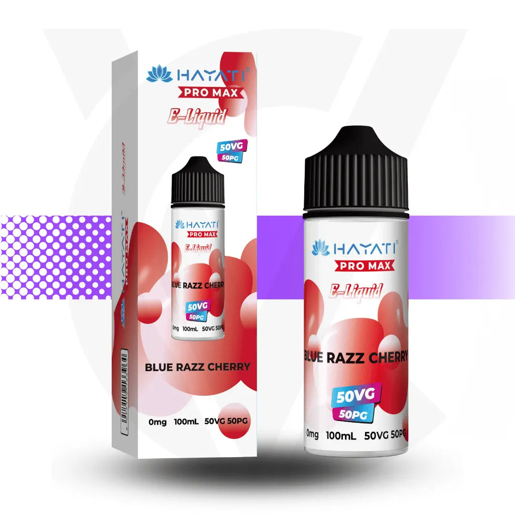 Hayati Pro Max 100ml E-Liquid - Blue Razz Cherry l Cloud Vapez UK