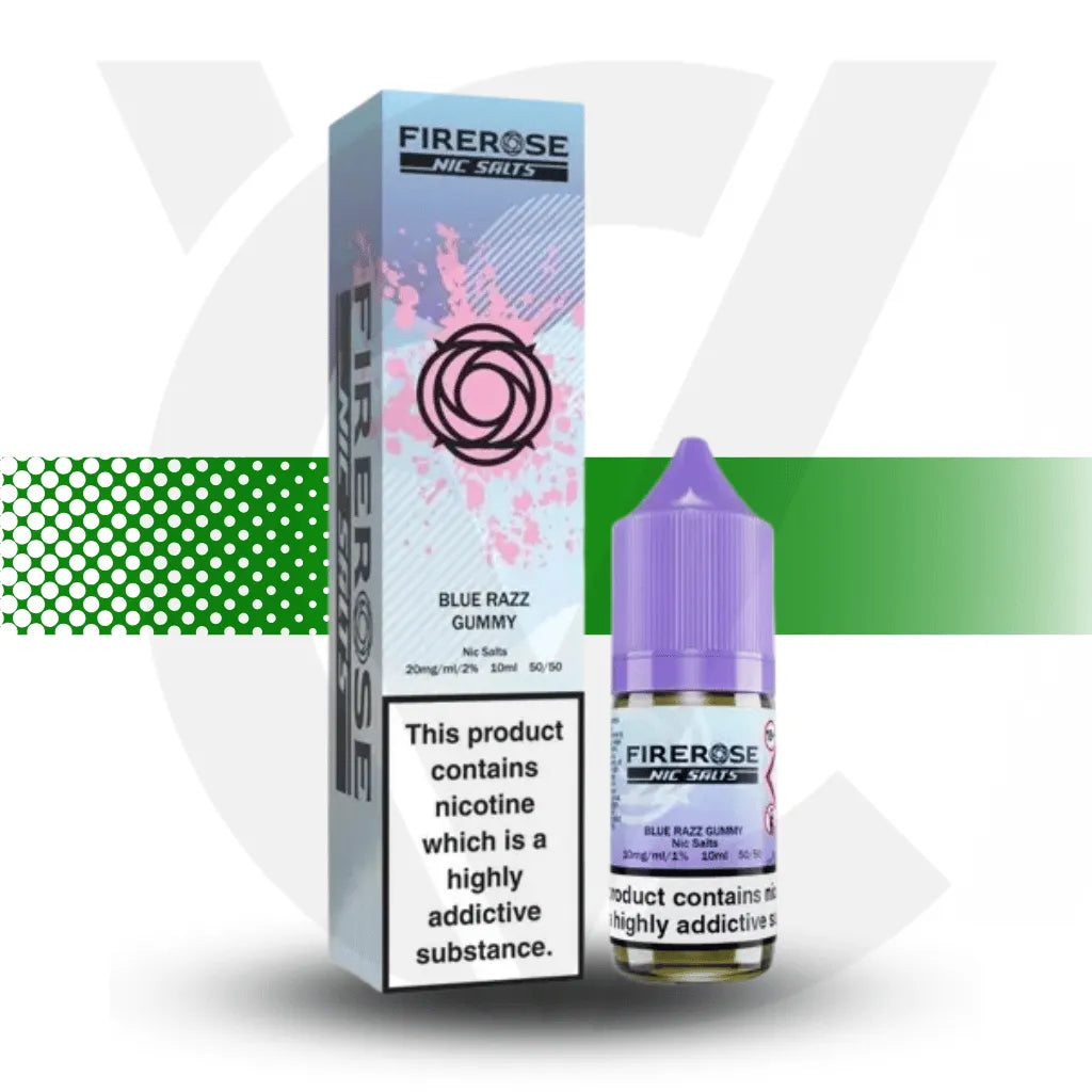 Elux Firerose 5000 20mg Nic Salt - Blue Razz Gummy | Cloud Vapez UK