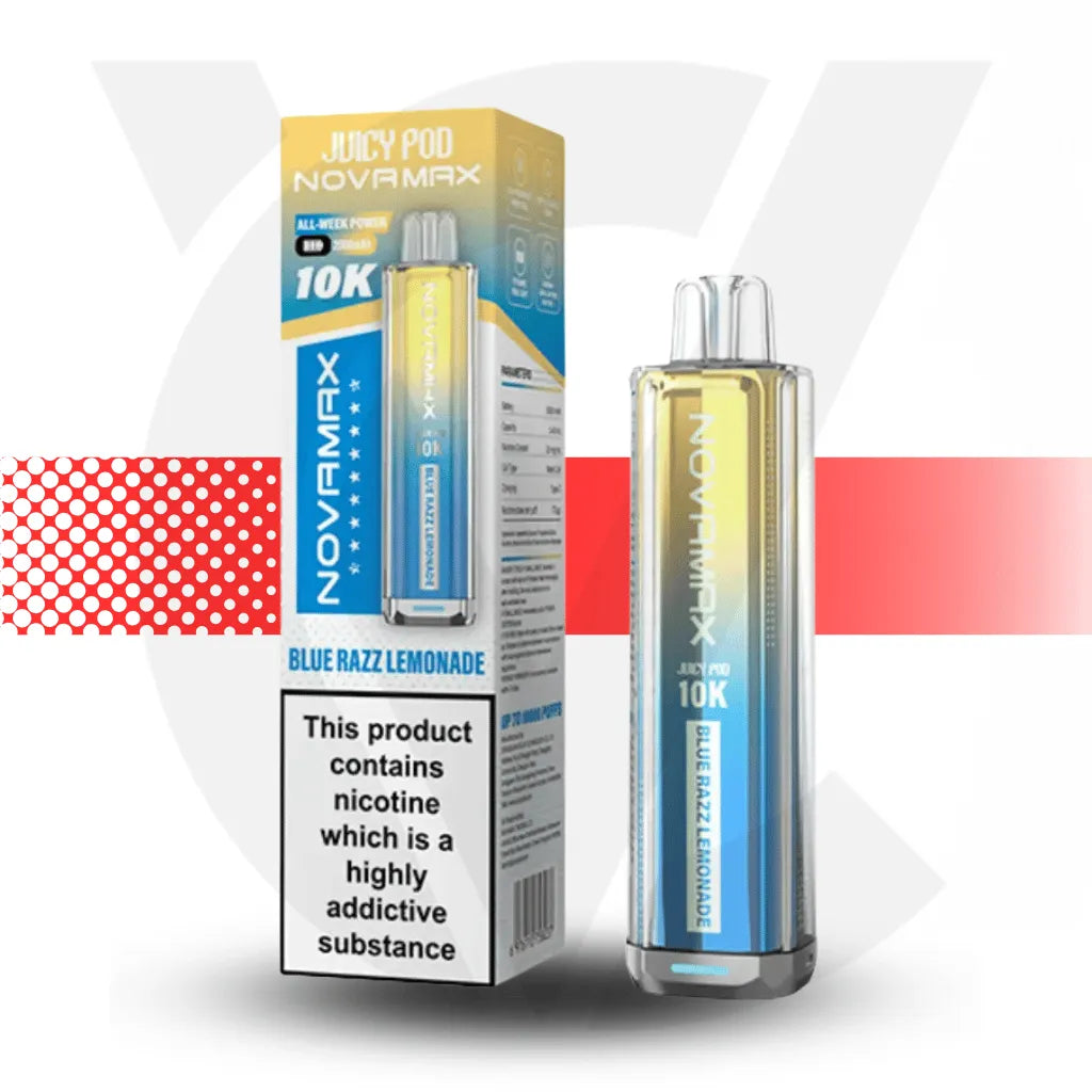 Juicy Pod 10K Prefilled Pod Kit - Blue Razz Lemonade | Cloud Vapez UK