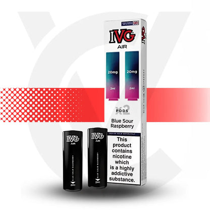 IVG Air Prefilled Pods - Blue Sour Raspberry | Cloud Vapez UK