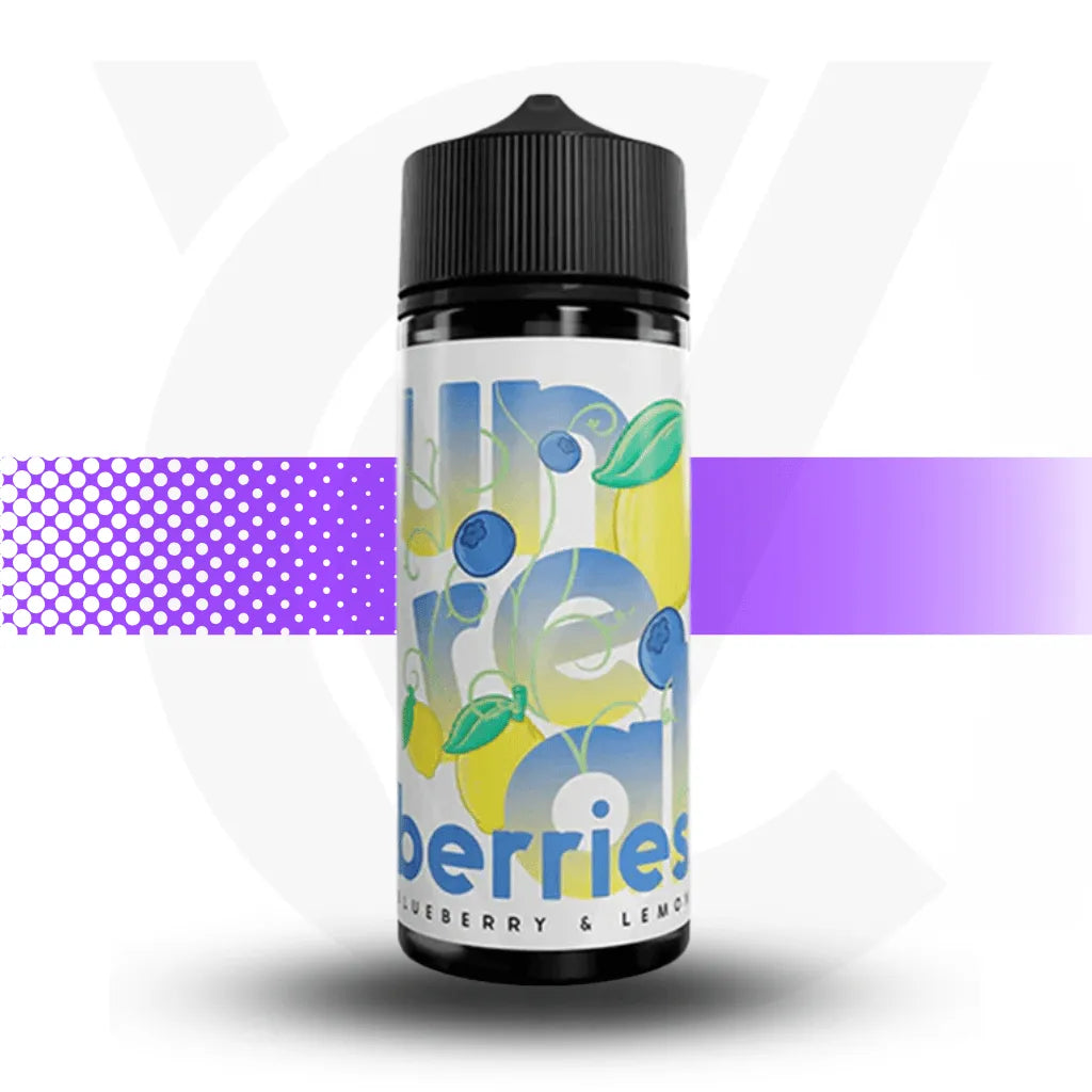 Unreal Berries 100ml E-Liquid - Blueberry &amp; Lemon | Cloud Vapez UK