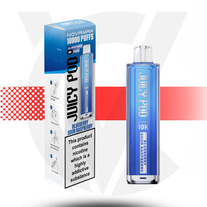 Juicy Pod 10K Prefilled Pod Kit - Blueberry Sour Raspberry | Cloud Vapez UK