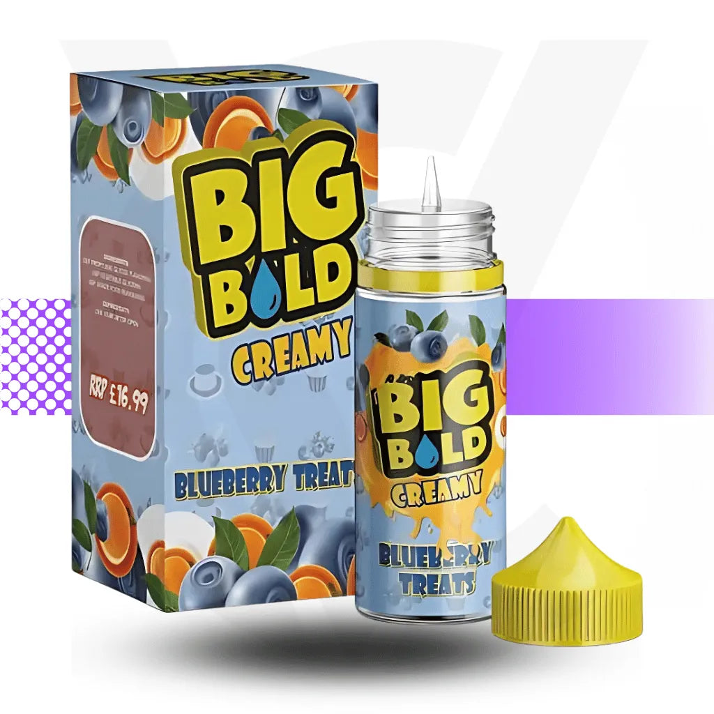 Big Bold 100ml E-Liquid - Blueberry Treats - Creamy l Cloud Vapez UK